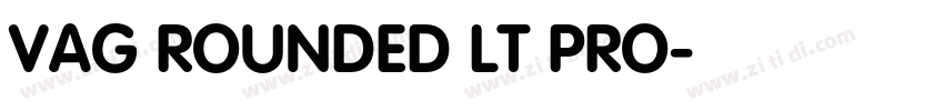 VAG ROUNDED LT PRO字体转换